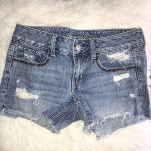 American eagle jean shorts